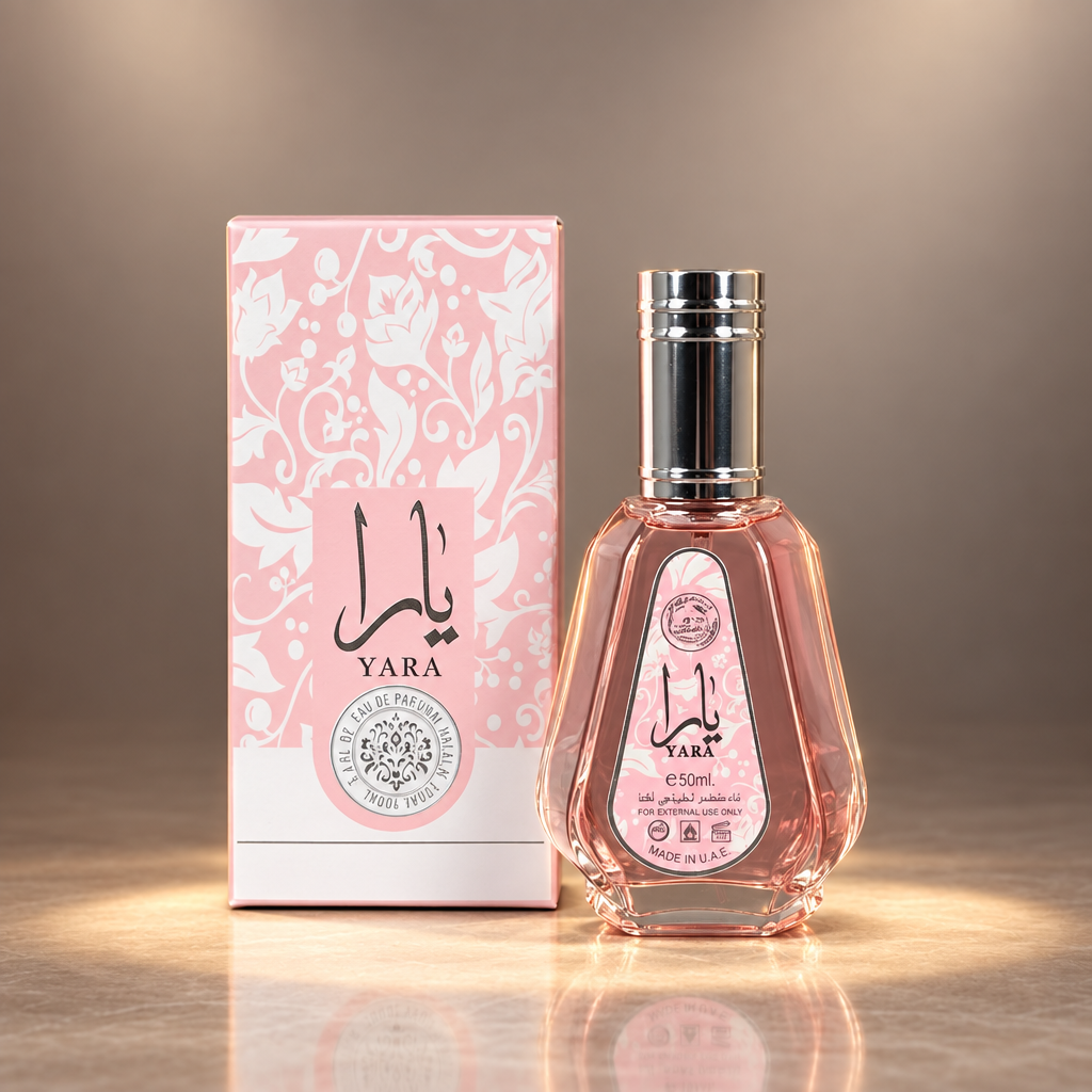Yara 50ml with floor spotlight